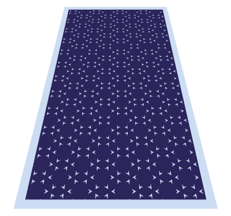 Simple arrows nordic vinyl rug - TenStickers