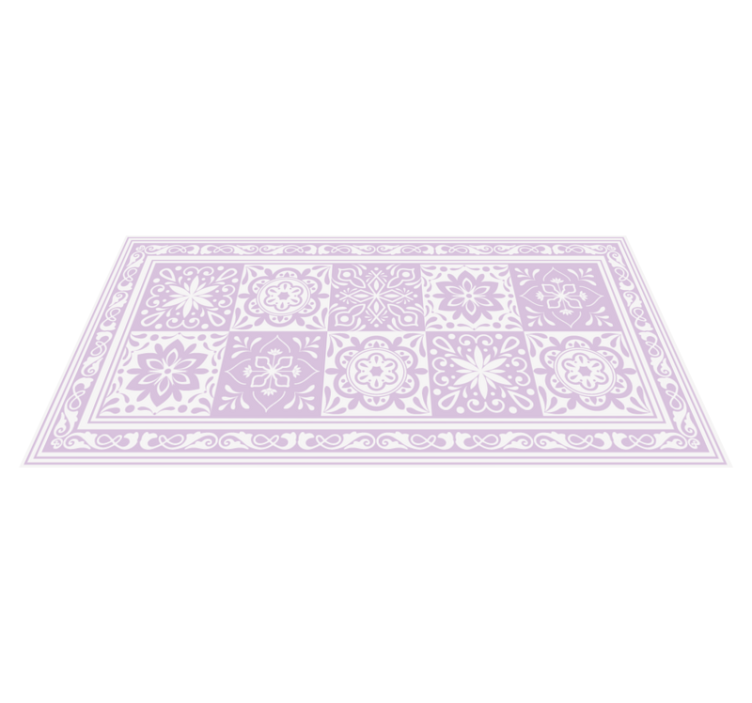 Mandala Elegance bathroom vinyl rug - TenStickers