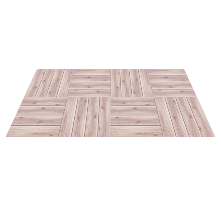 Wooden Planks Simulation wood vinyl rug - TenStickers