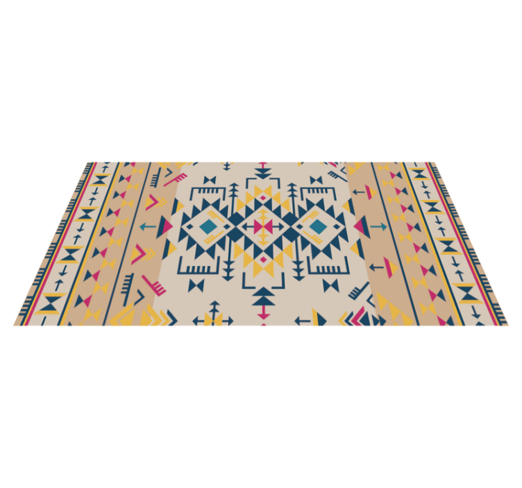 Ethnic colorful vinyl carpet - TenStickers
