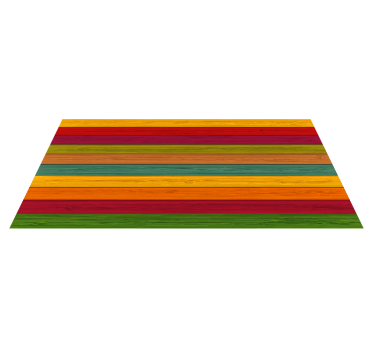 Colorful Striped Pathway stripes vinyl rug - TenStickers