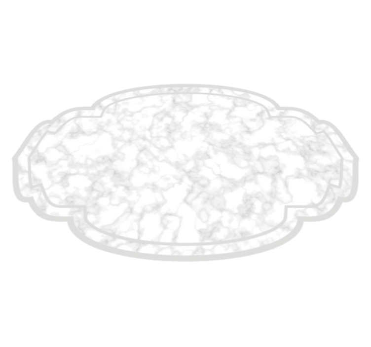 Marble Clouds Shape marble vinyl rug - TenStickers