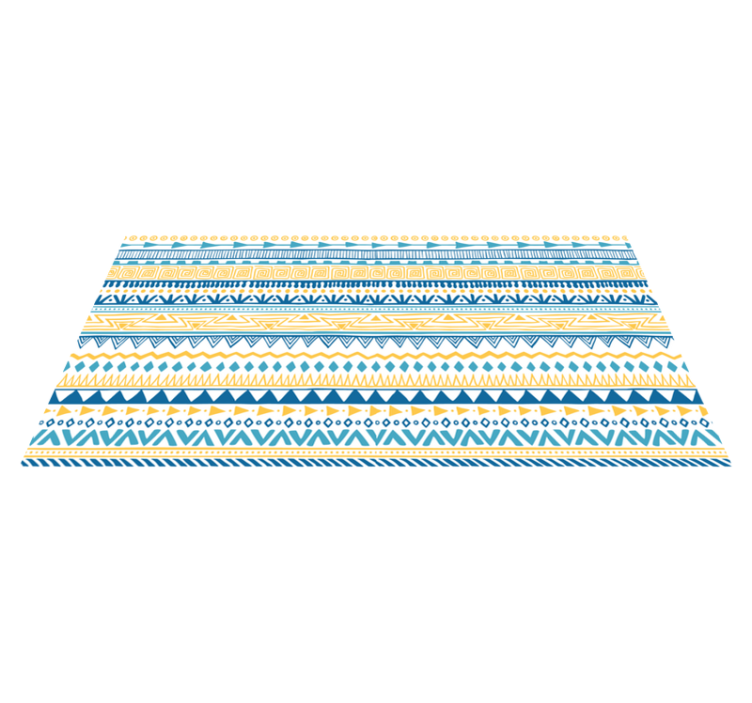 Tribal Stripe Patterns stripes vinyl rug - TenStickers