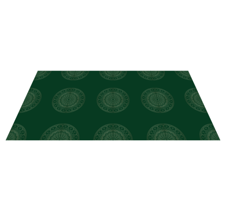 Mandala Motif Design mandala vinyl rug - TenStickers