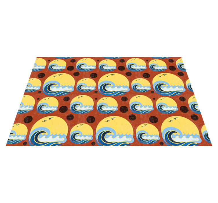 Seaside Imagery vinyl rug - TenStickers