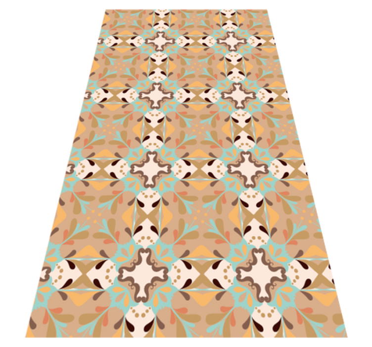 Classic tiles vinyl carpet - TenStickers