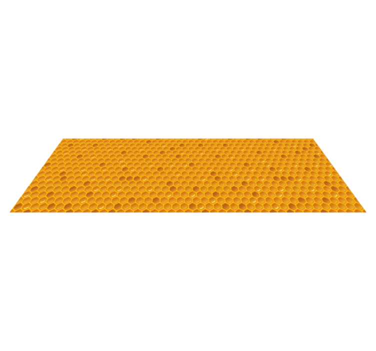 Honeycomb shapes kitchen floor tiles - TenStickers