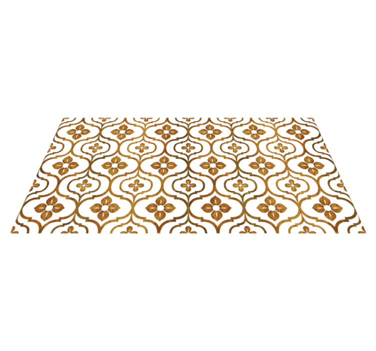 Ornamental Tile Pattern tile vinyl rug - TenStickers