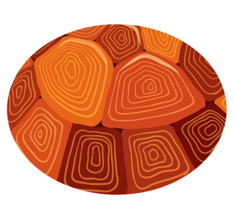 Organic Contours textured vinyl rug - TenStickers