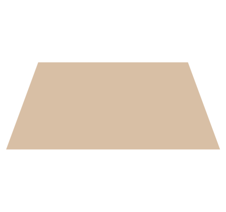 Beige vinyl rug with neutral beige surface - TenStickers