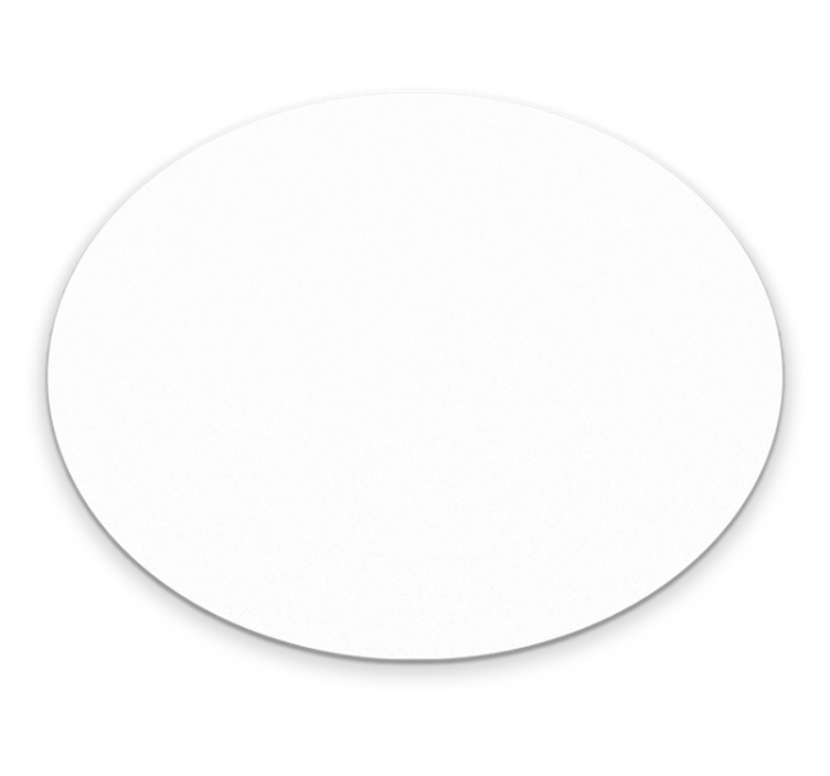 White background modern vinyl rug - TenStickers