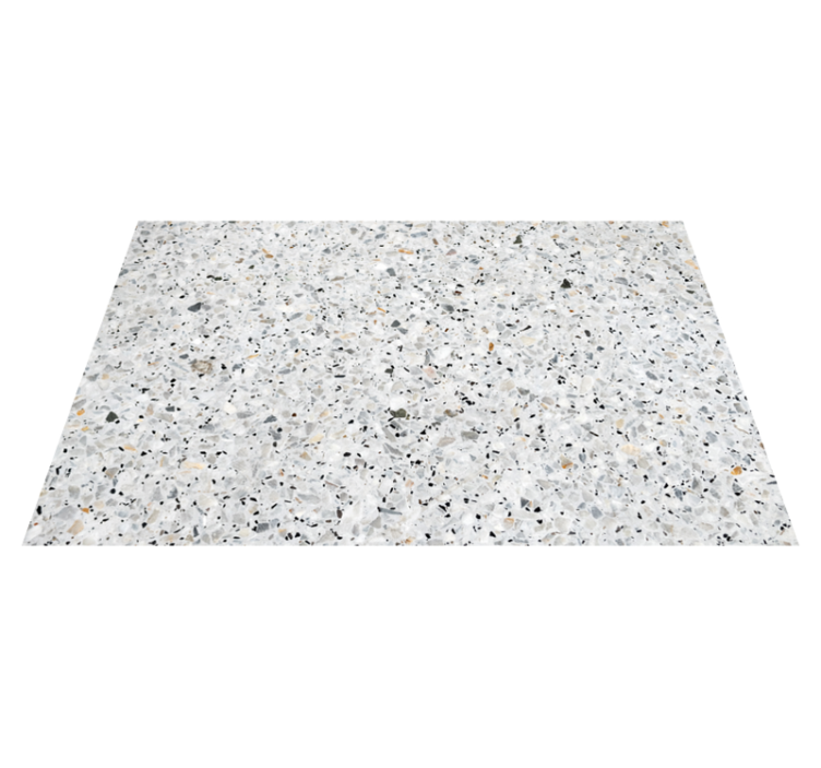 Gray terrazzo texture vinyl carpet - TenStickers