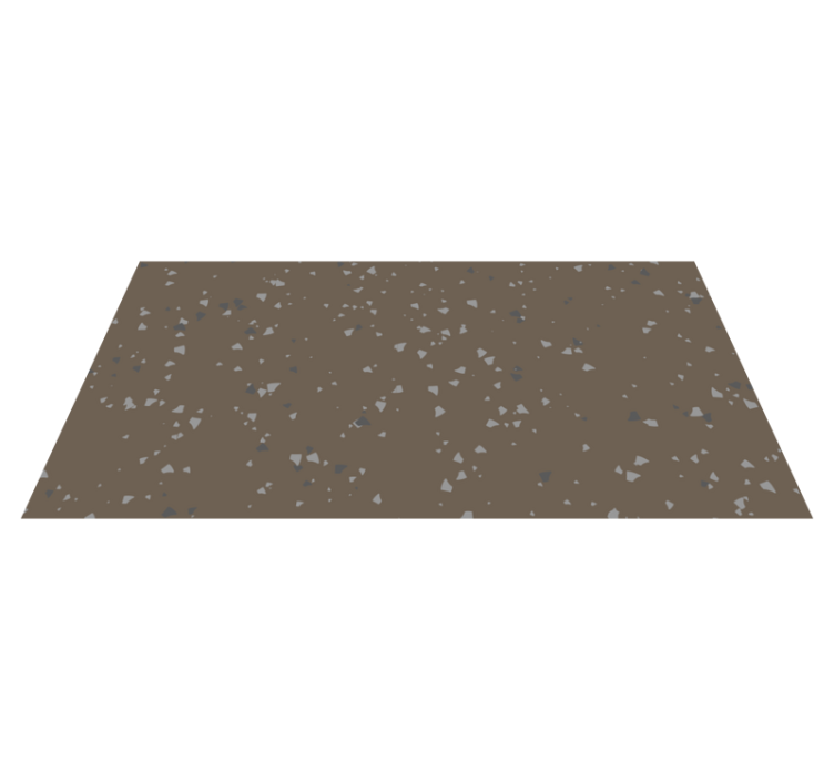 Textured Earth Tones bedroom vinyl rug - TenStickers
