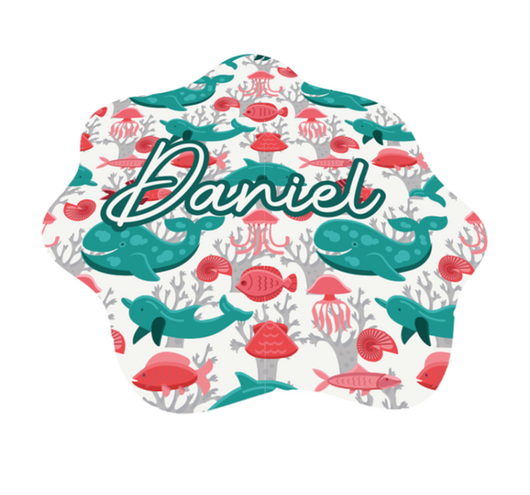 Custom subaquatic expedition vinyl rug - TenStickers