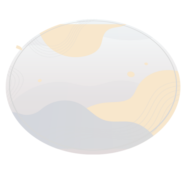 Abstract white modern modern rug - TenStickers