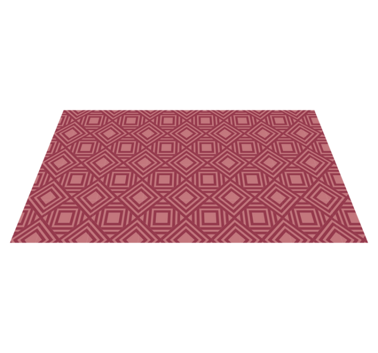 Diamond patterns geometric vinyl rug - TenStickers
