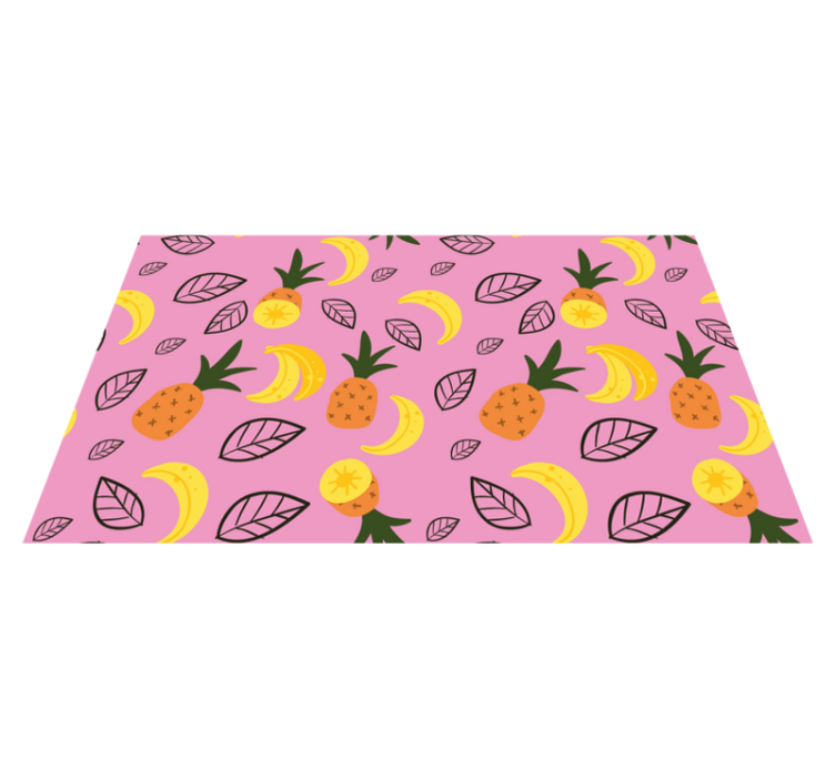 Exotic fruit delight kitchen vinyl rug - TenStickers