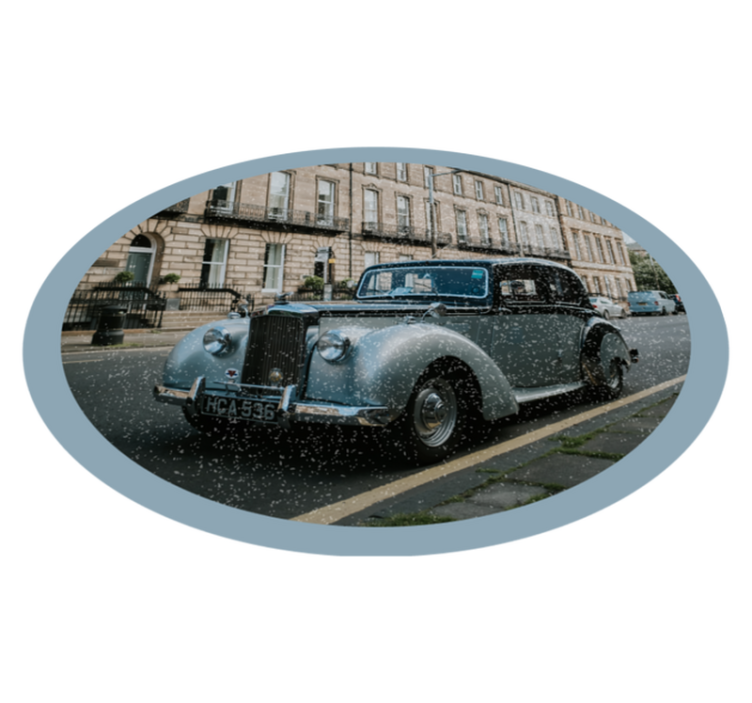 Classic Rolls-Royce vintage rug - TenStickers