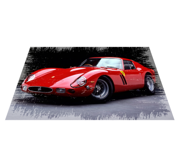 Ferrari 250 GTO vintage rug - TenStickers