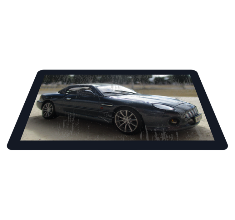 Classic Sports Car road vinyl rug - TenStickers