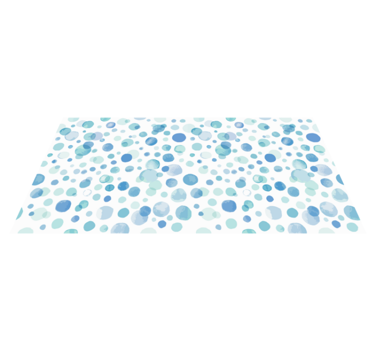 Vibrant Dot Arrangement vinyl rug - TenStickers