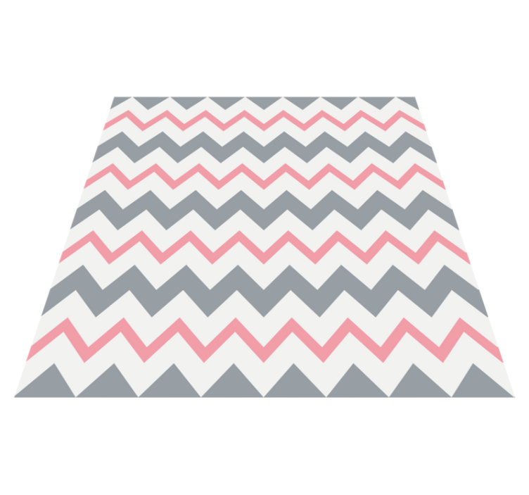 Chevron Pattern Decor kids vinyl rug - TenStickers