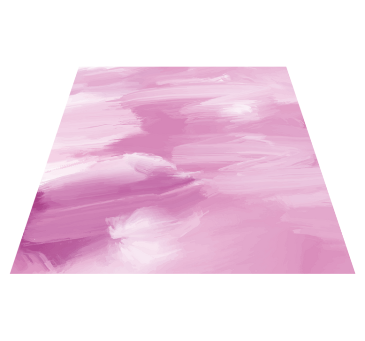 Vinyl rug in soft pink shades - TenStickers