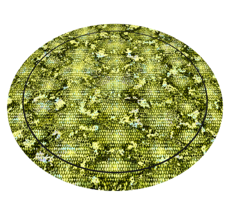 Reptile green skin animal print vinyl rug - TenStickers