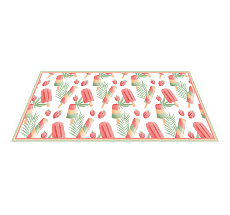 Colorful Ice Treats vinyl rug - TenStickers