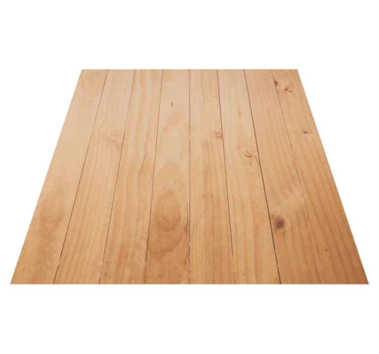 Plank Light Surface wood vinyl rug - TenStickers