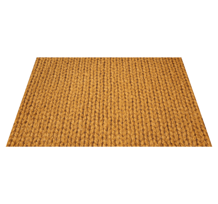 Knitted Pattern hallway vinyl rug - TenStickers