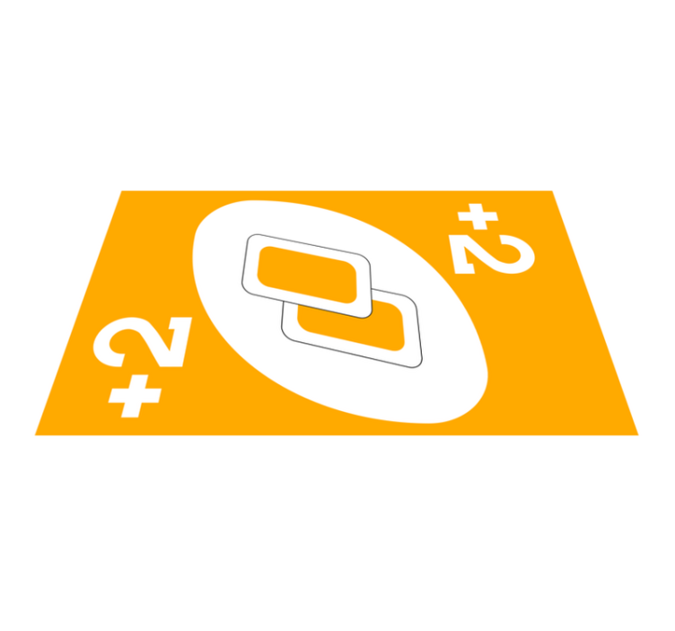 +2  card gaming vinyl rug - TenStickers