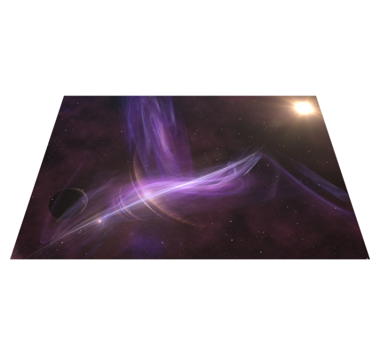 Galactic dreamscape vinyl rug - TenStickers