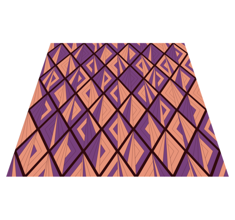 Geometric Pattern Harmony geometric vinyl rug - TenStickers