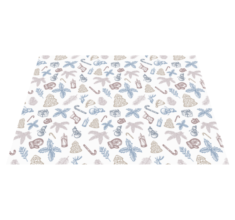 Whimsical Patterned kids vinyl rug - TenStickers