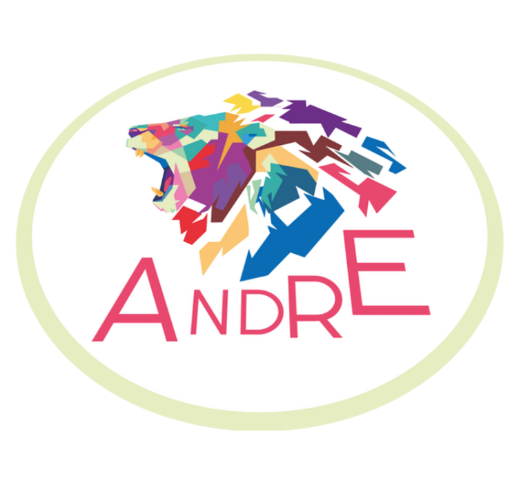 Colorful Lion Personalization custom vinyl rug - TenStickers