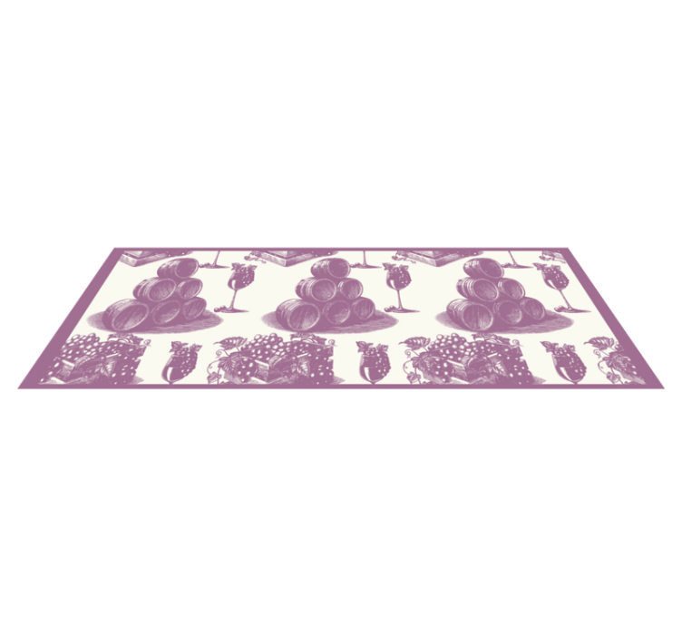 Wine Cellar Sketch Aesthetics kids rug - TenStickers
