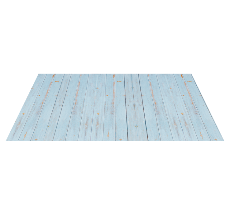 Blue wood texture vinyl wood hallway flooring - TenStickers