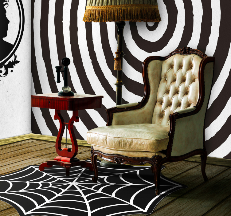Cobweb rug teen vinyl rug - TenStickers