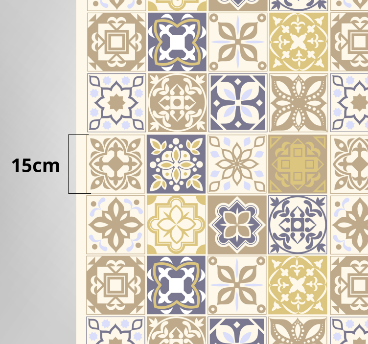 Limestone Spanish Tiles  tile carpet - TenStickers