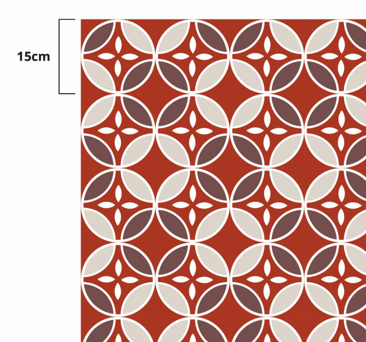 Artistic Pattern Mix mosaic vinyl rug - TenStickers