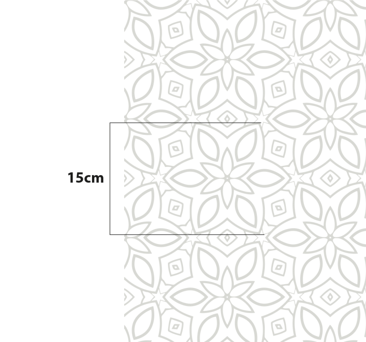 Kitchen Symmetry kitchen vinyl rug - TenStickers