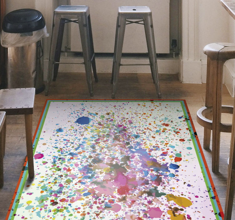 Abstract Area Rug modern rug - TenStickers
