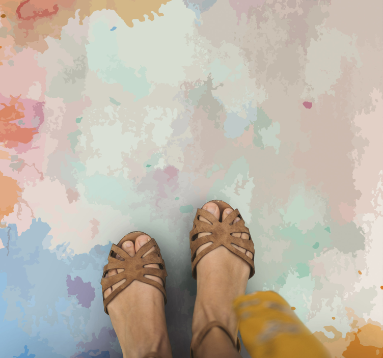 Abstract Pippa Area Rug modern rug - TenStickers