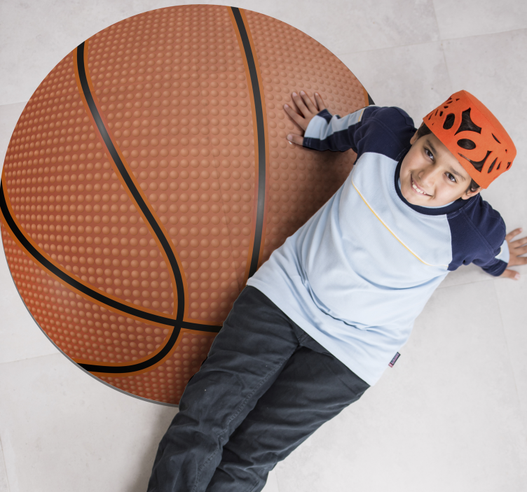 Original basket ball teen vinyl rug - TenStickers
