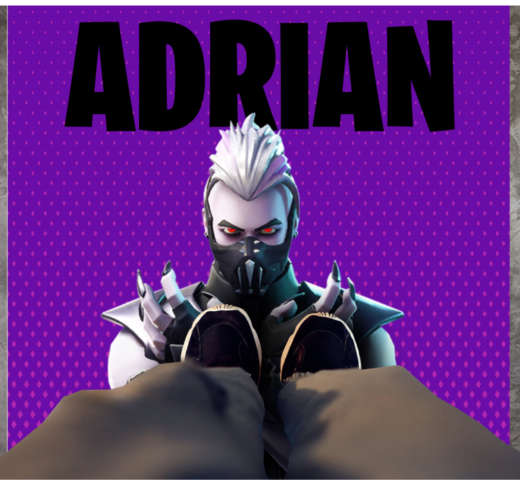 Customisable gaming name teenager vinyl rug - TenStickers