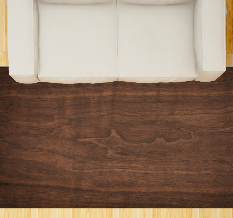 Dark mahogany wood texture carpet - TenStickers