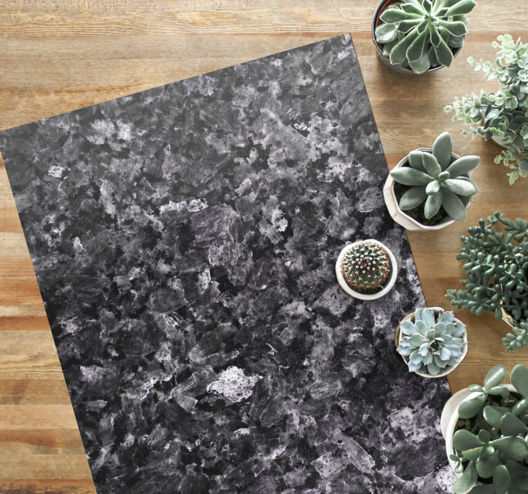 Dark marble composition stone floor tiles - TenStickers