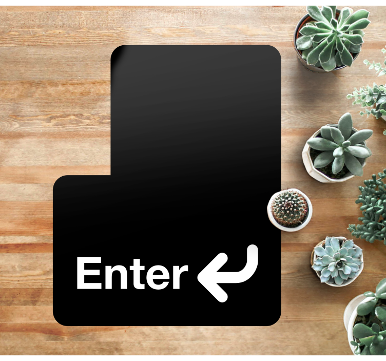 Enter Signage teenager vinyl rug - TenStickers