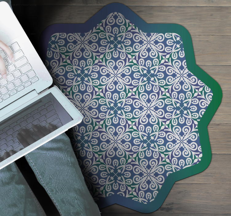 Ethnic pattern colorful ethnic rug - TenStickers